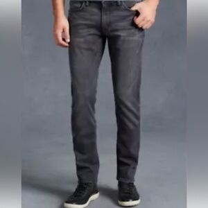 Jolhn Varvatos Bowery Jeans Mens 34x31* Black Slim Straight Cotton Classic Denim